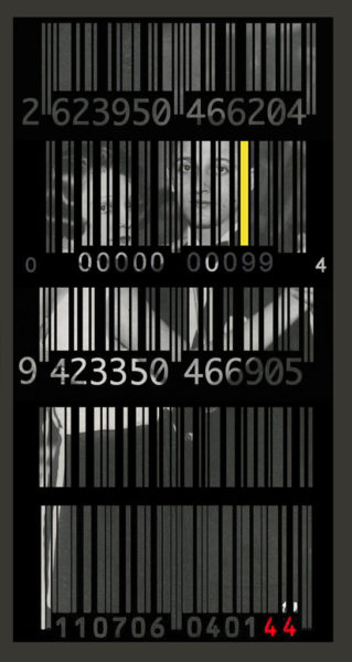 Barcode Dancers, 2017, print, 210x112cm