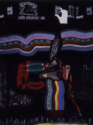 Untitled, 1993, acryl/oil/photo/canvas, 125x120cm